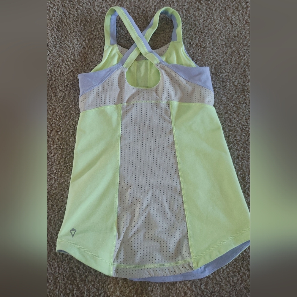Ivivva Yellow and Gray Kids Tank Top